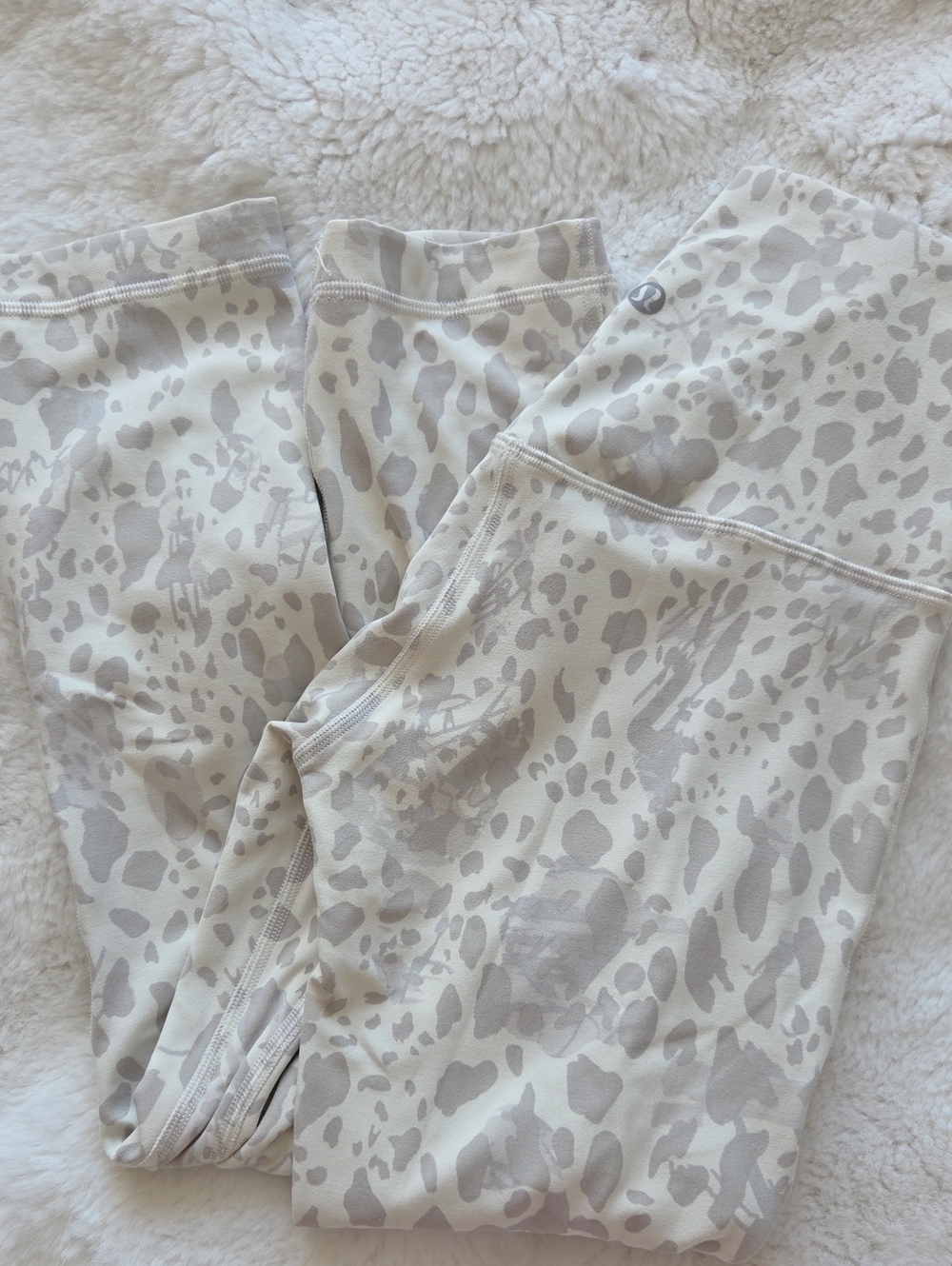 lululemon athletica Neutral Leopard Print High-Rise Leggings